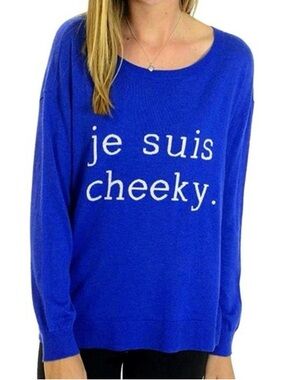 Blue Joie Cashmere Sweater, Je Suis Cheeky